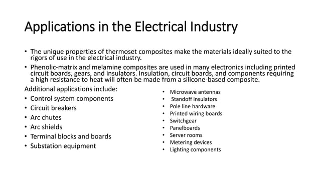 Composites in electrical and electronic applications | PPTX