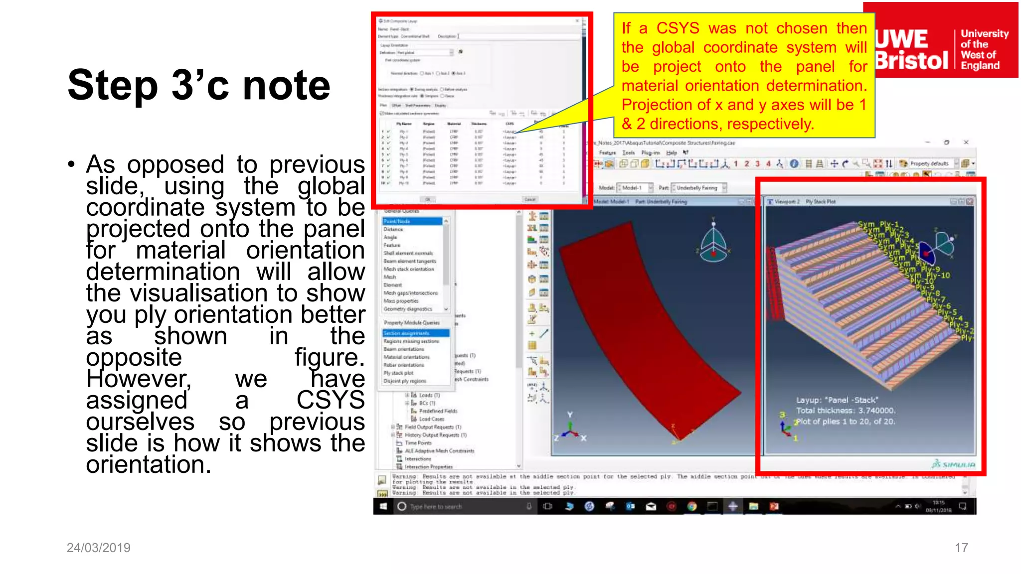 Composite structures simulation (Abaqus) | PPTX