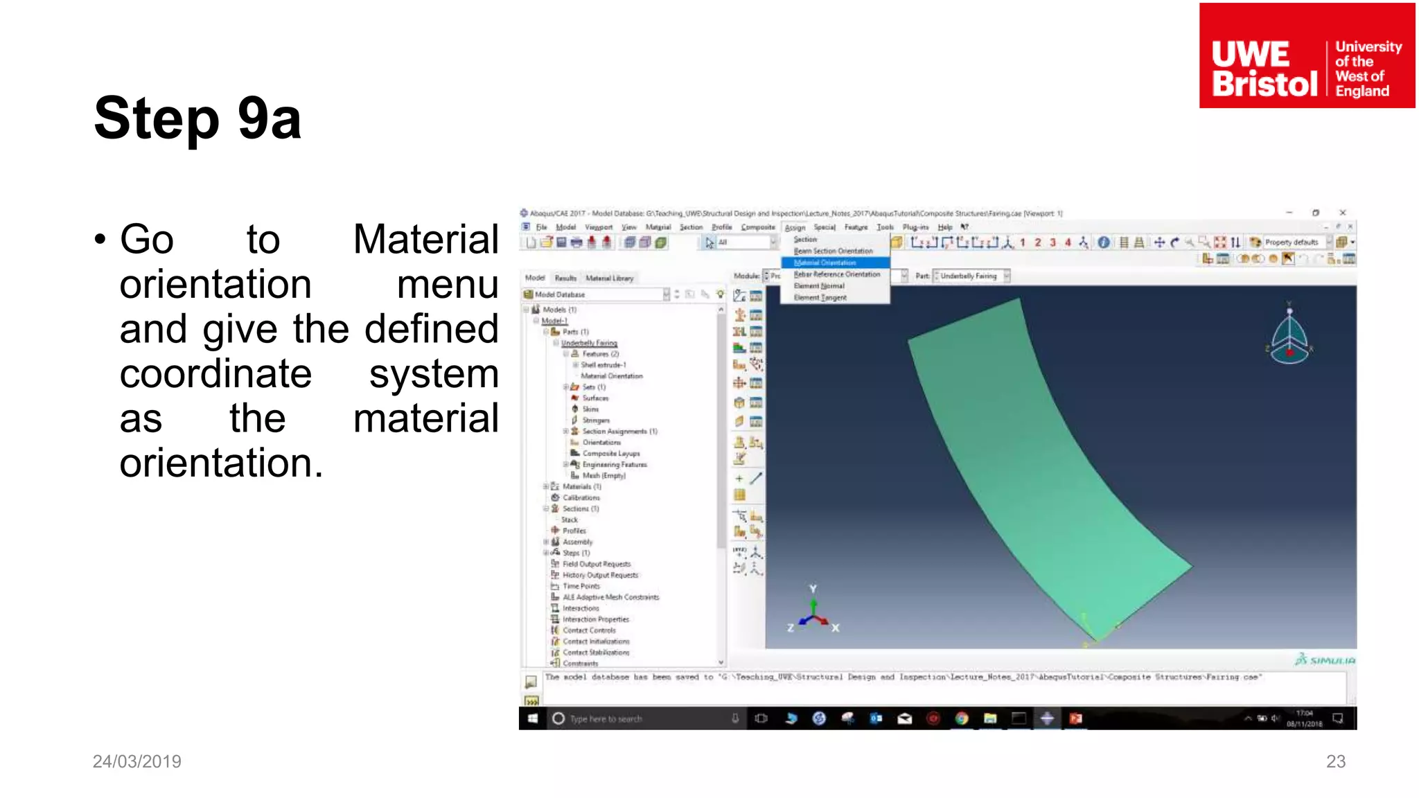 Composite structures simulation (Abaqus) | PPTX