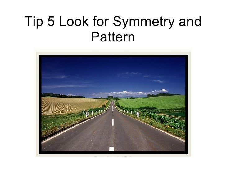 Composition, some basic rules of photography