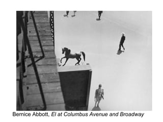 Bernice Abbott, El at Columbus Avenue and Broadway
 