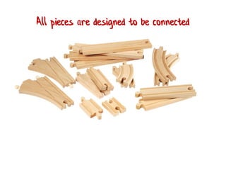 All pieces are designed to be connected
 
