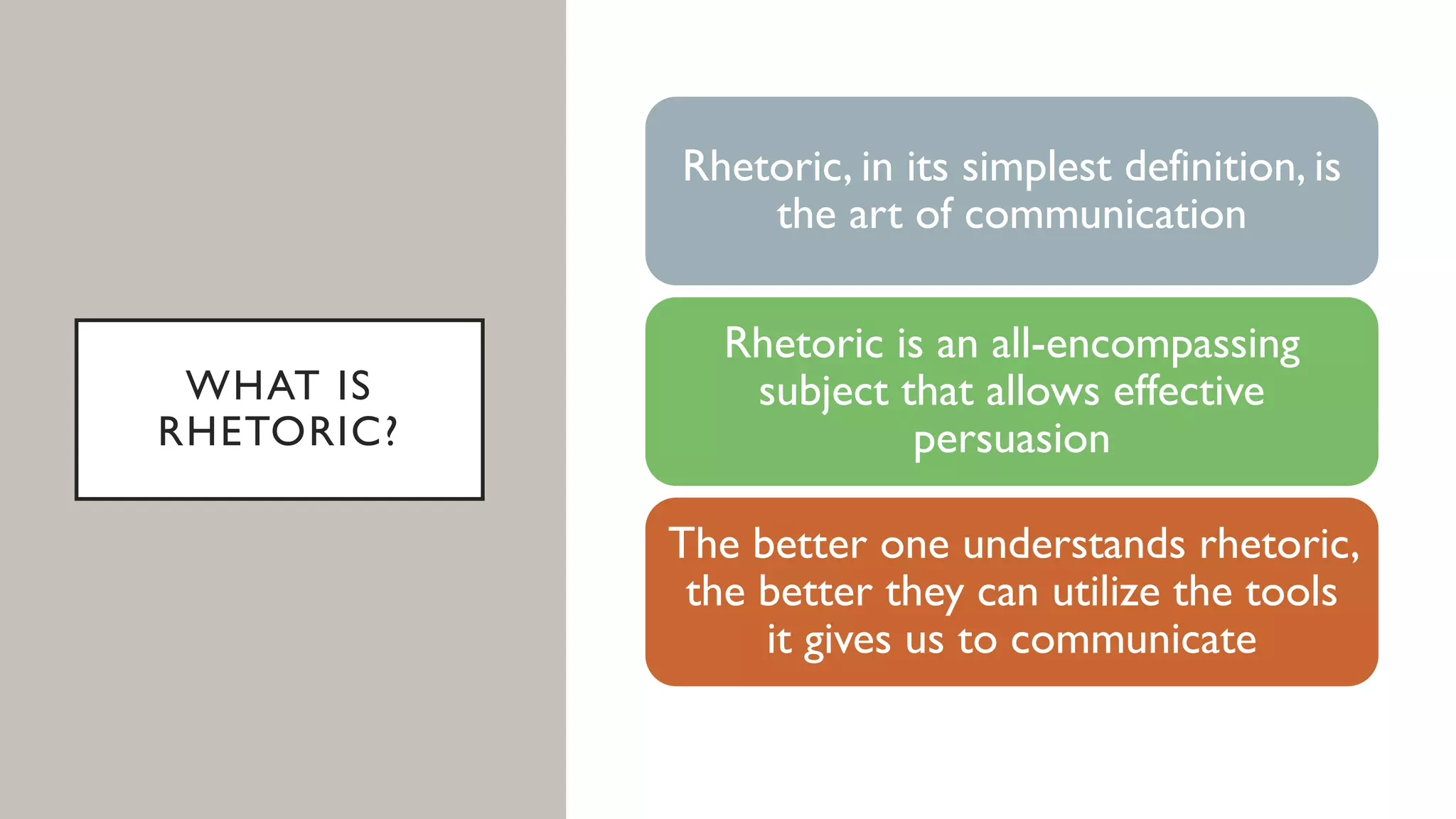 Composition 1 - Understanding Rhetoric