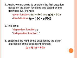 Composition and inverse of functions | PPTX