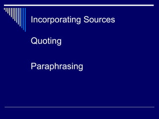 Composition Incorporating Sources.ppt