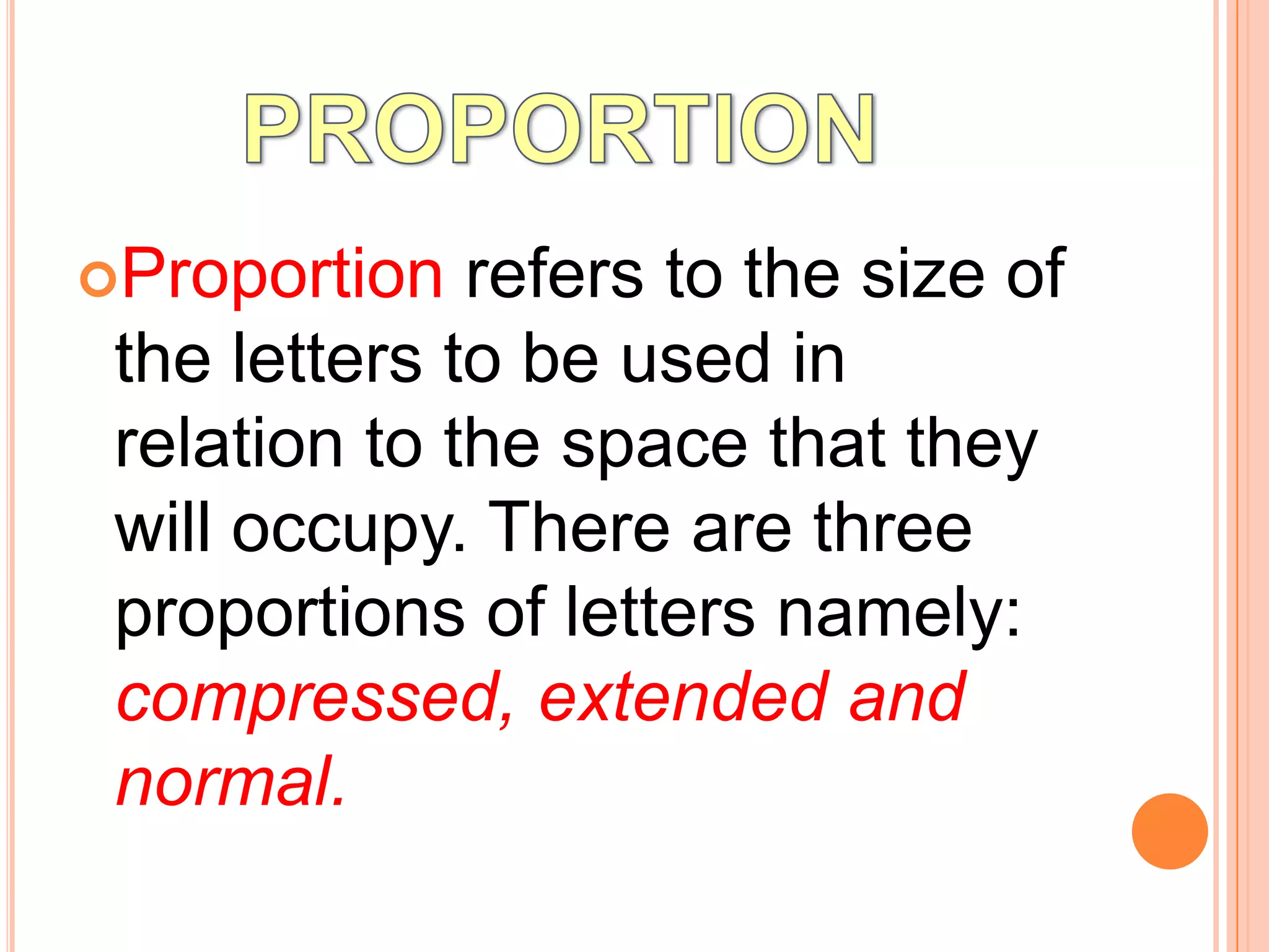 Composition in lettering | PPTX