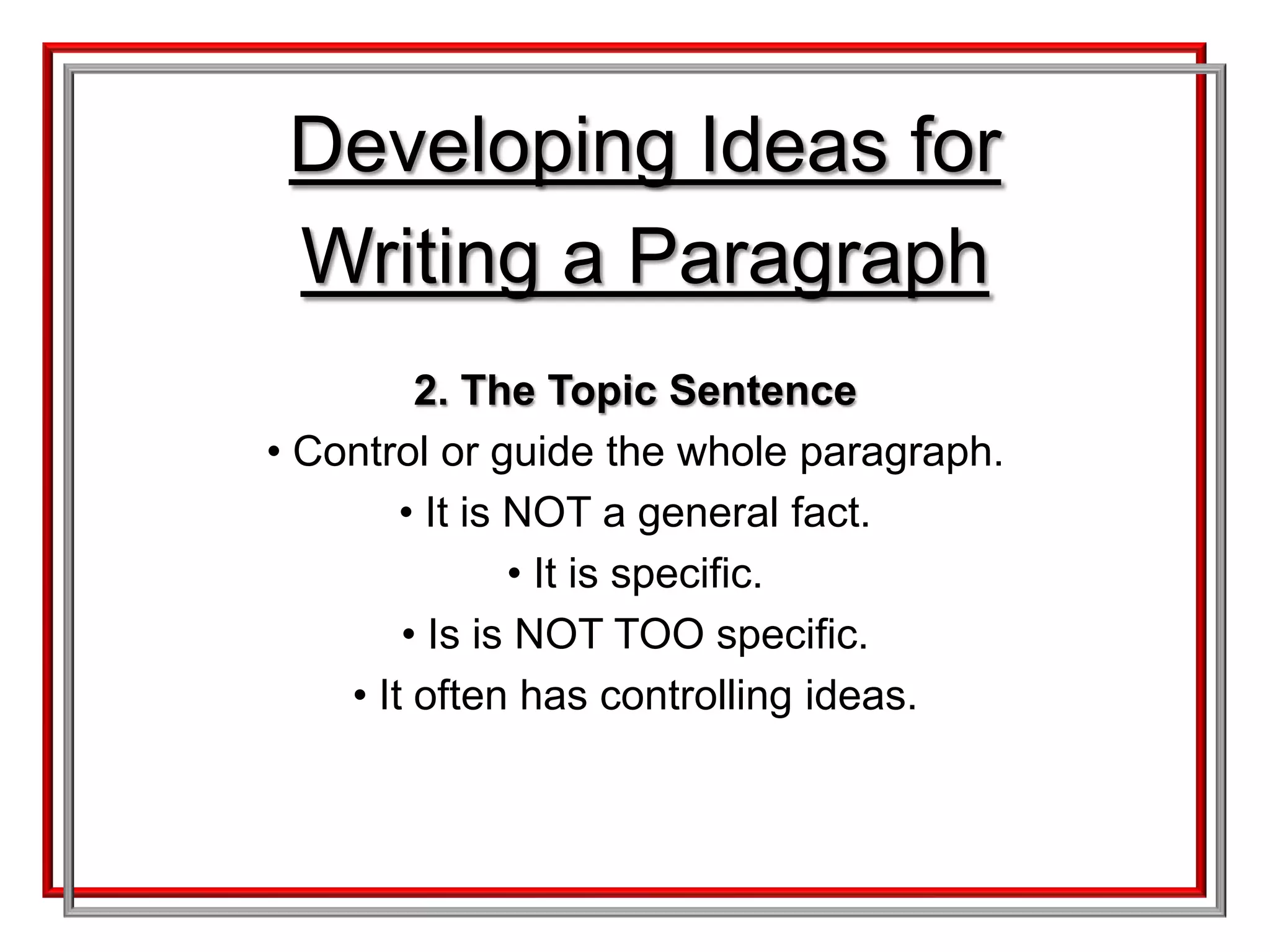  a good writer thinks before he writes.