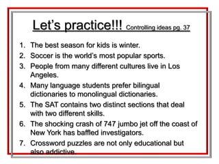  not linear, consecutive; rather messy