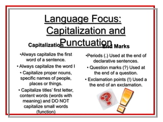 Developing Ideas for Writing a Paragraph2. The Topic Sentence Control or guide the whole paragraph.
