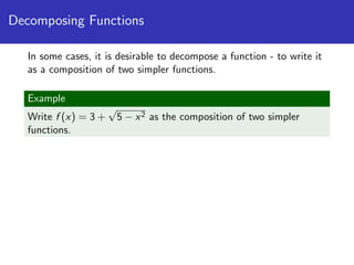 Understanding Composition of Functions: Concepts and Applications in ...