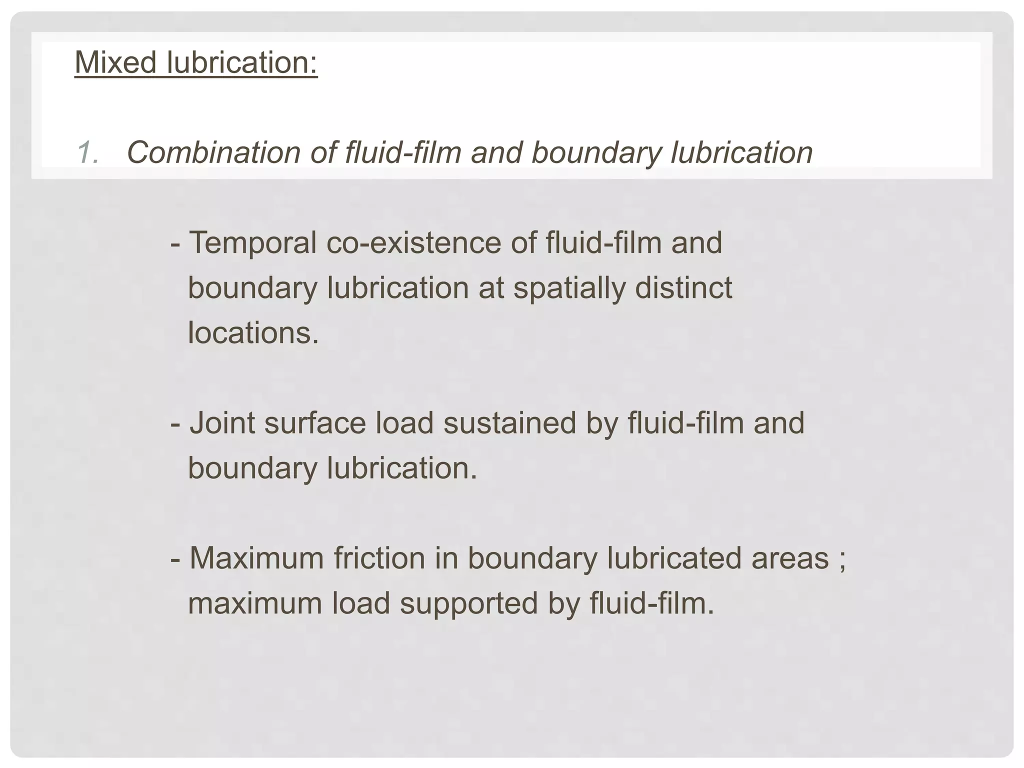 Composition of synovial fluid and mechanism of joint lubrication | PPT