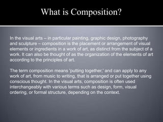 Composition & Portraiture | PPTX