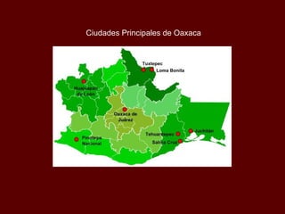 Ciudades Principales de Oaxaca
 