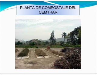 PLANTA DE COMPOSTAJE DEL
CEMTRAR
 