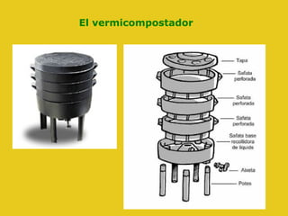 El vermicompostador
 