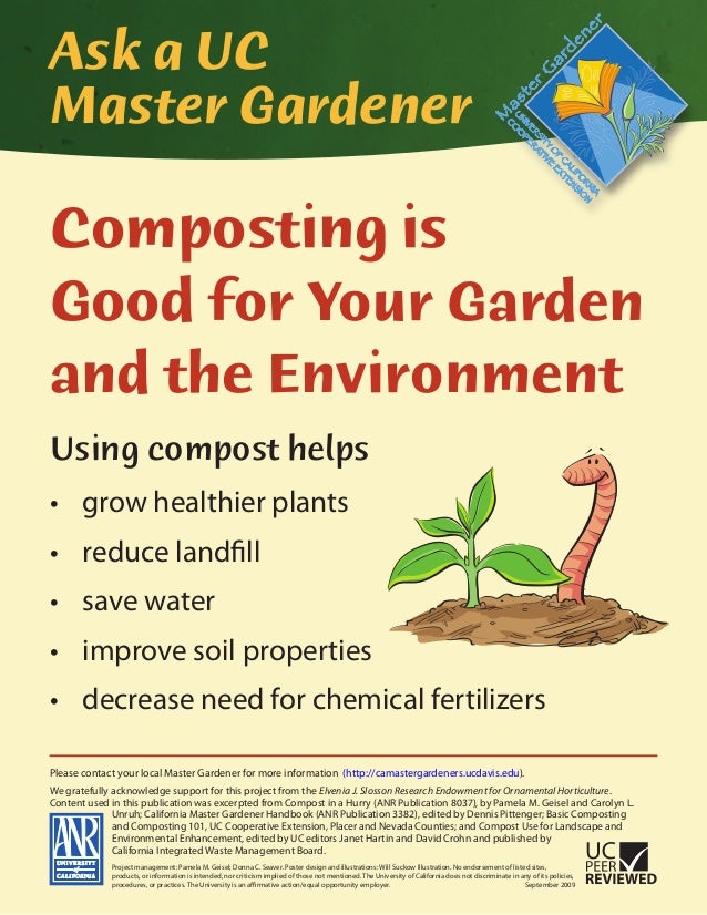 Composting is good for your garden