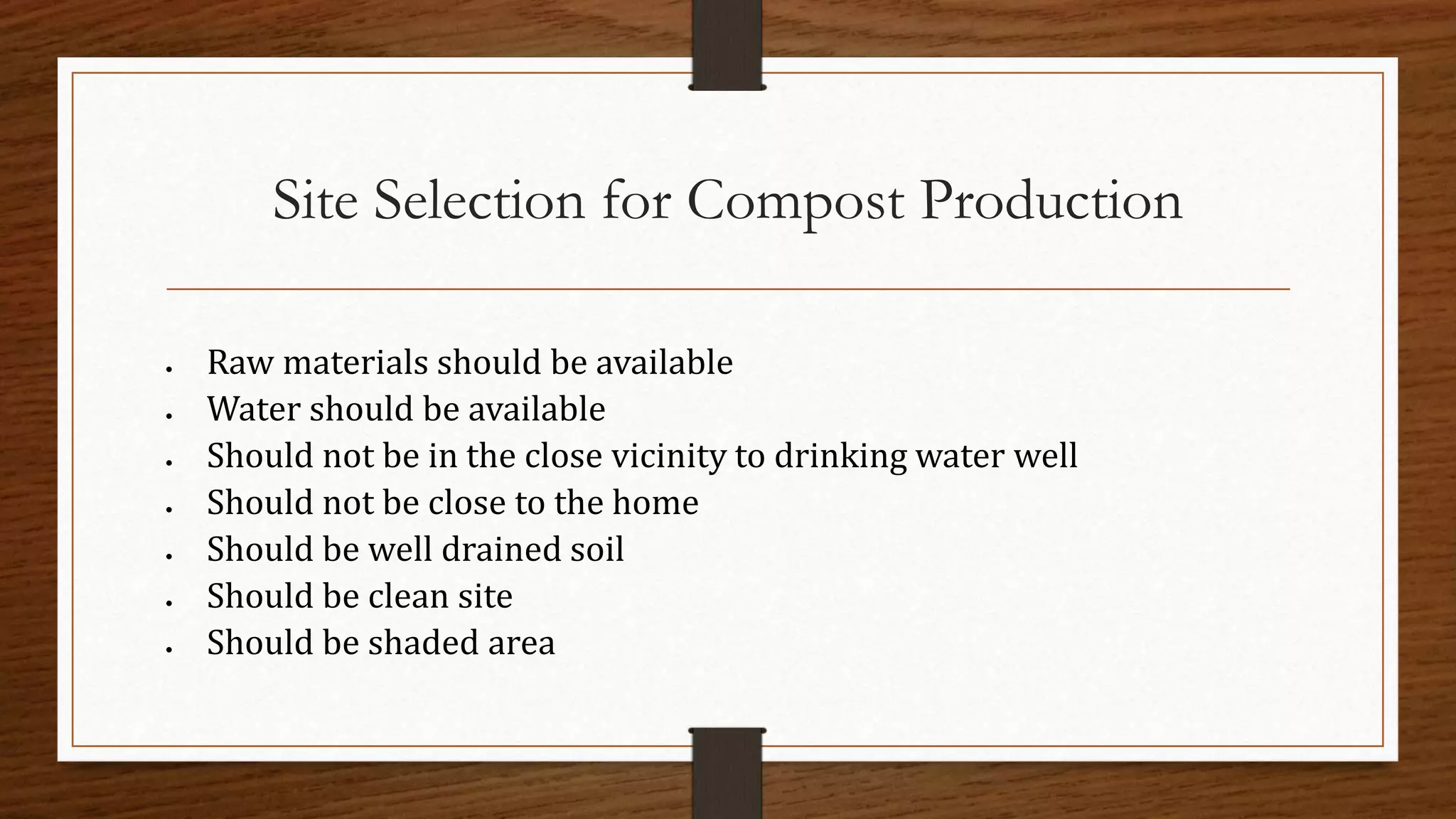 Compost Preparation | PPTX