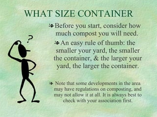 Compost Size Compost stew | PPT