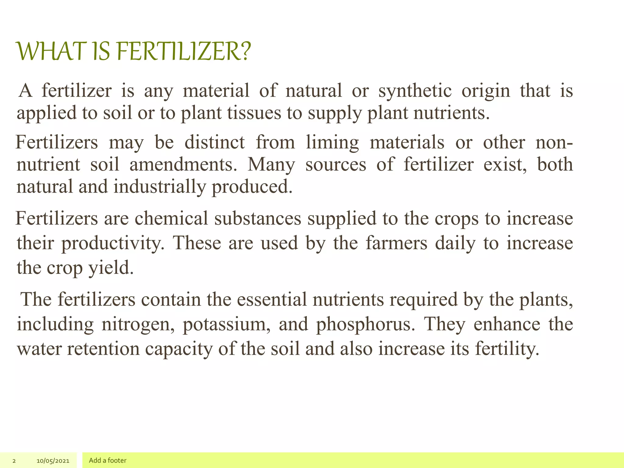 Compost vs chemical fertilizers | PPTX | Agriculture | Industries