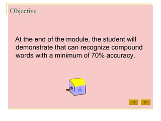 Compound Words Module Ppt