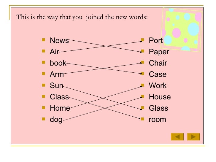 Compound Words Module