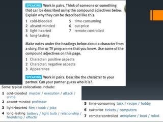 Compound adjectives