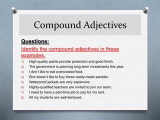 What are compound adjectives and how to form them?.pptx