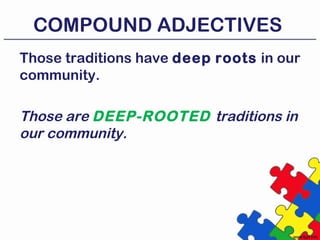 Compound adjectives c1 | PPT
