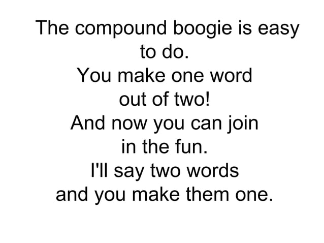 Compound boogie | PPT