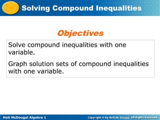 Compound Inequalities.pptx Gr 7,8 Algebra 1 | PPTX