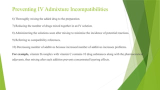Admixture Compatibility hospital and clinical pharmcy-Compounding_in_Hospitals | PPTX