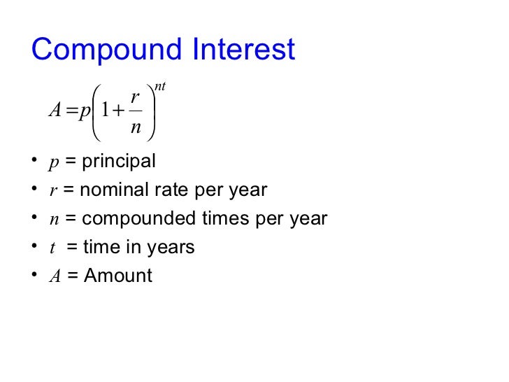 Compound interest How to calculate it