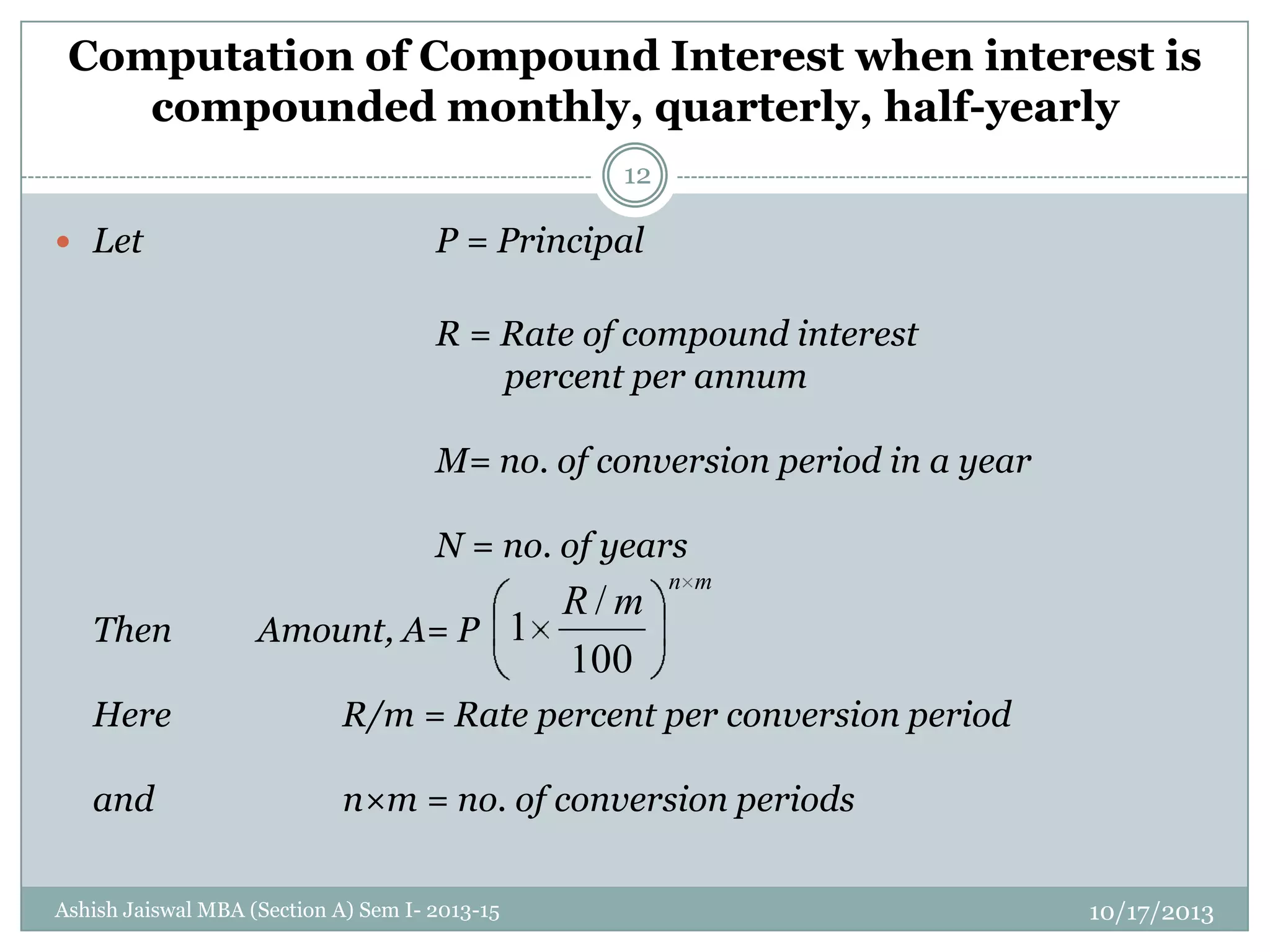 Compound Interest Shares Compound Interest | PPT
