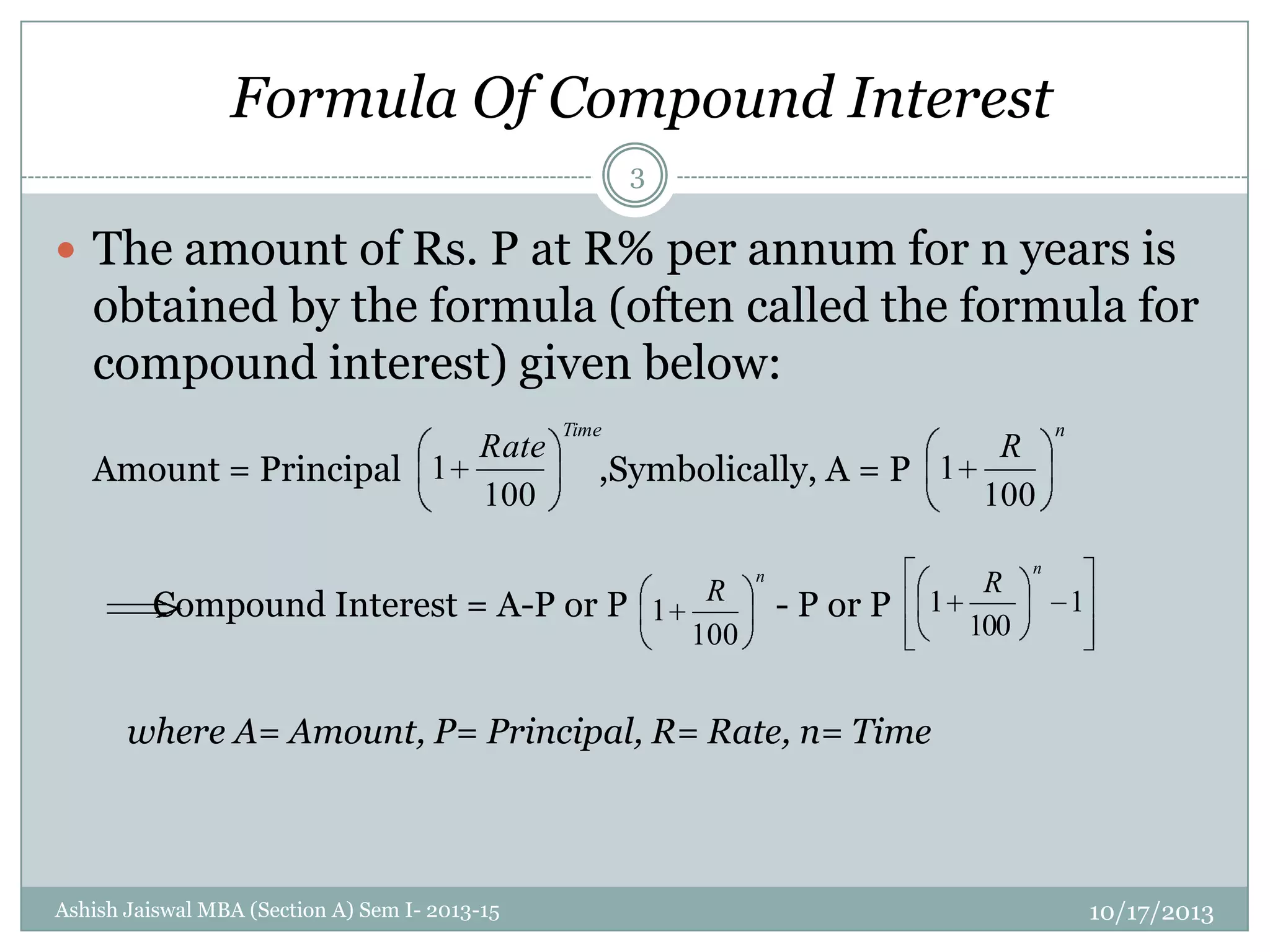 Compound Interest | PPT