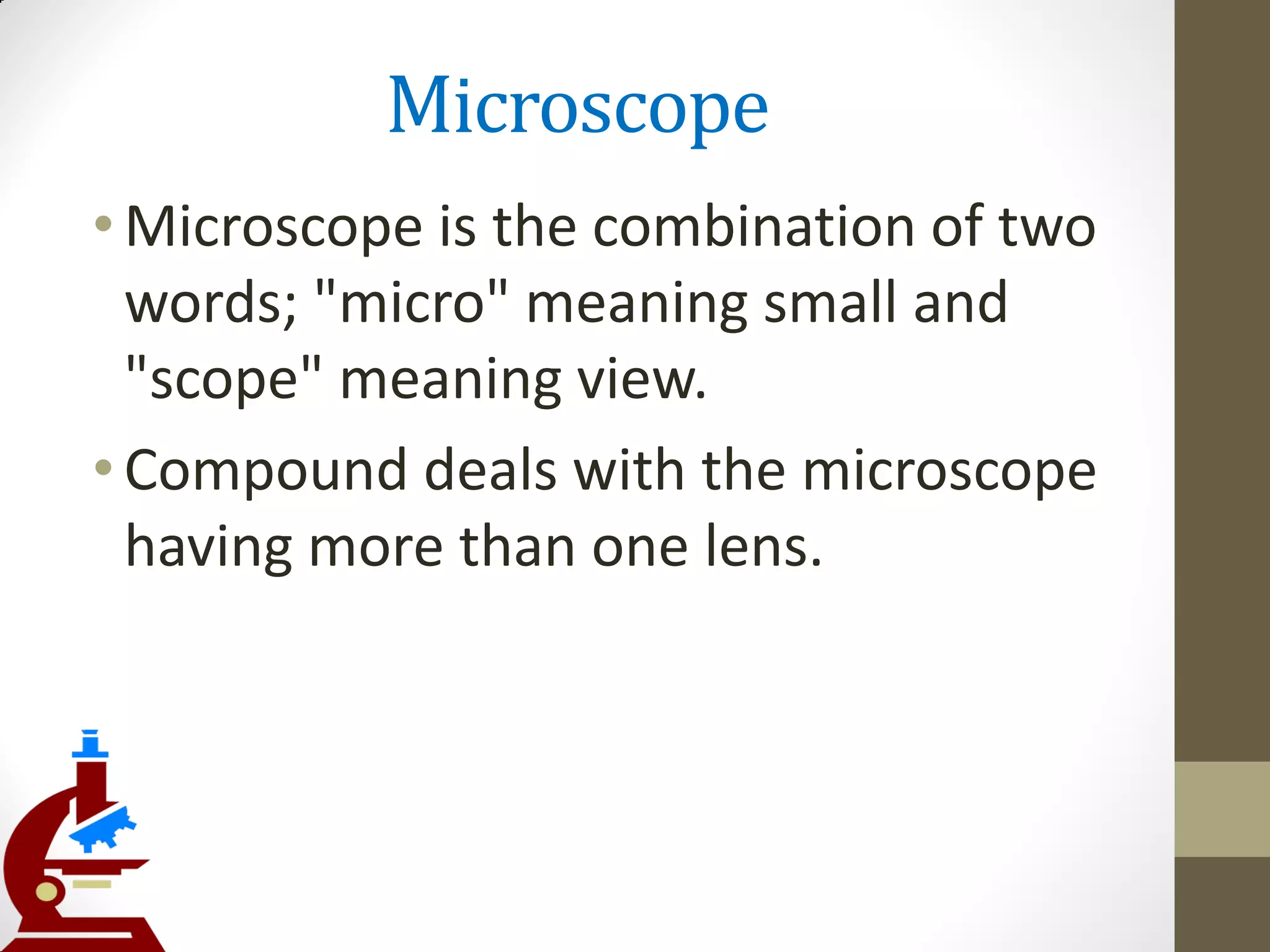 Compound microscope | PPT