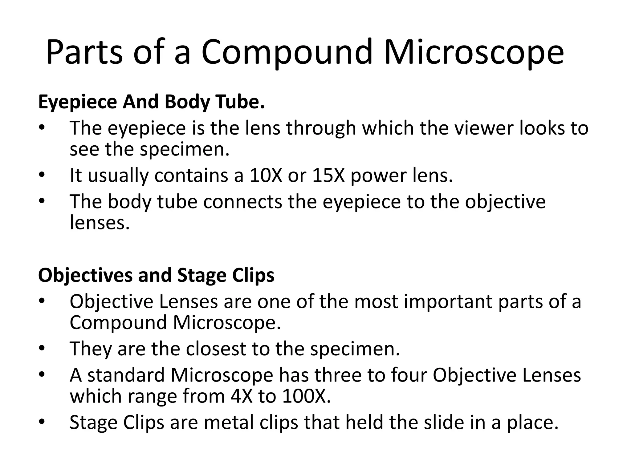 Compound microscope | PPT