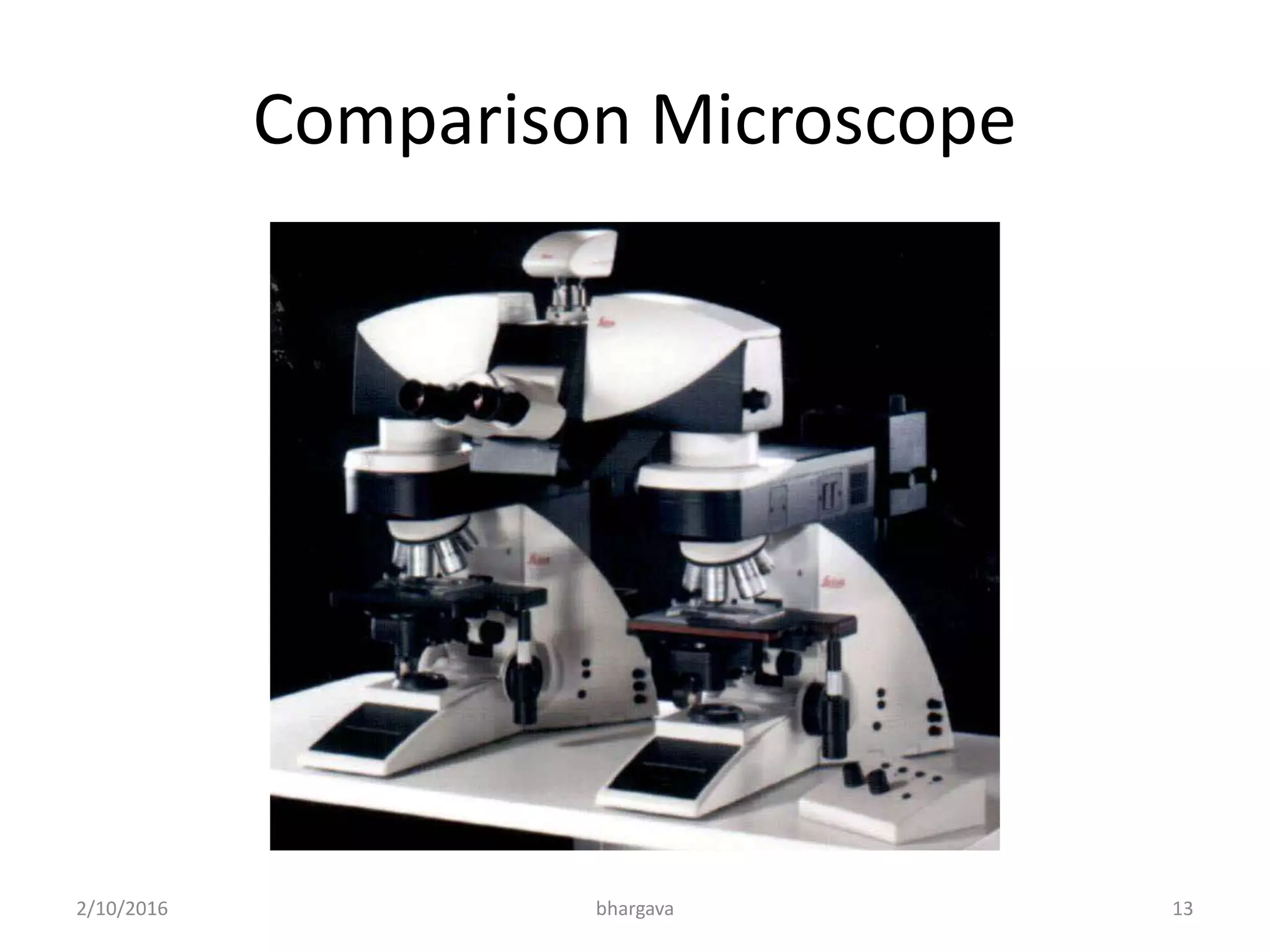 Comparison Microscope
2/10/2016 13bhargava
 