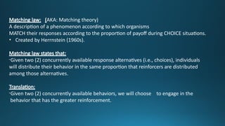 Compound Schedules of Reinforcement in Applied Behavior Analysis | PPTX