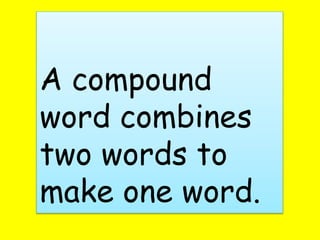 Compound words | PPTX
