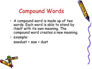 Compound words | PPT