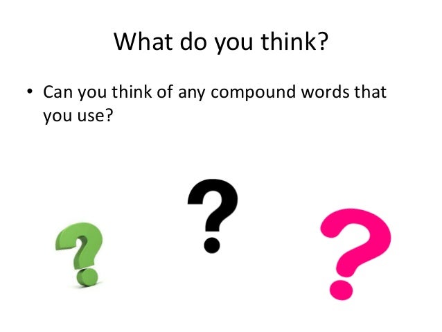 Compound words