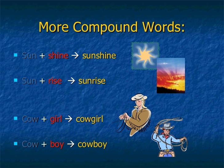 Compound words activities