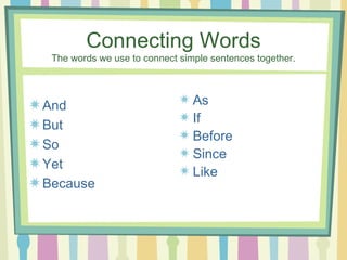 Compound words and sentences | PPT