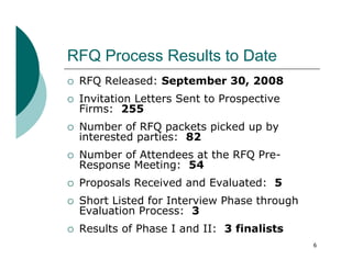 Staff presentation on Austin Comprehensive Plan RFQ process
