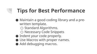 Competitive Programming Guidance by Microsoft Engineer | PPTX