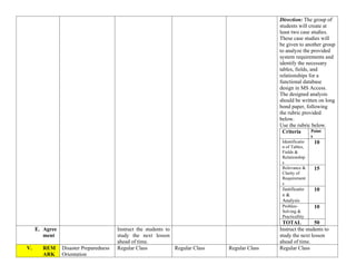 COMP Programming lesson plan example part | DOCX