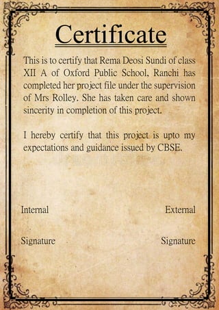 Computer Project for class 12 CBSE on school management | PDF