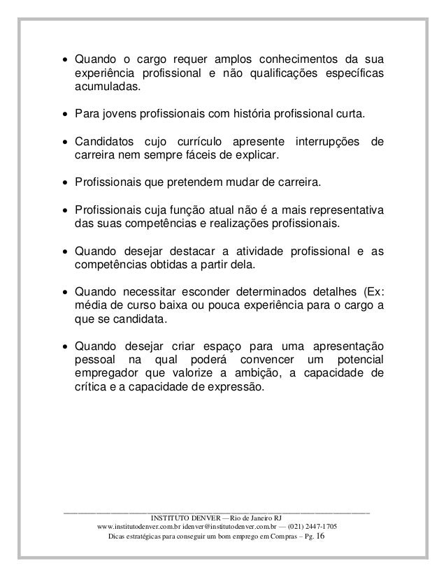Carta De Apresentação Profissional De Compras