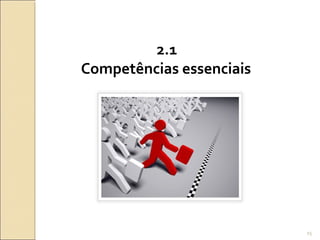 2.1
Competências essenciais
15
 