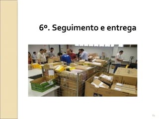 6º. Seguimento e entrega
62
 